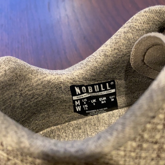NoBull Earth Heather Grey Trainers - Picture 8 of 10
